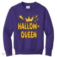 Hallow Queen Halloween Lover Kids Sweatshirt thumb 0