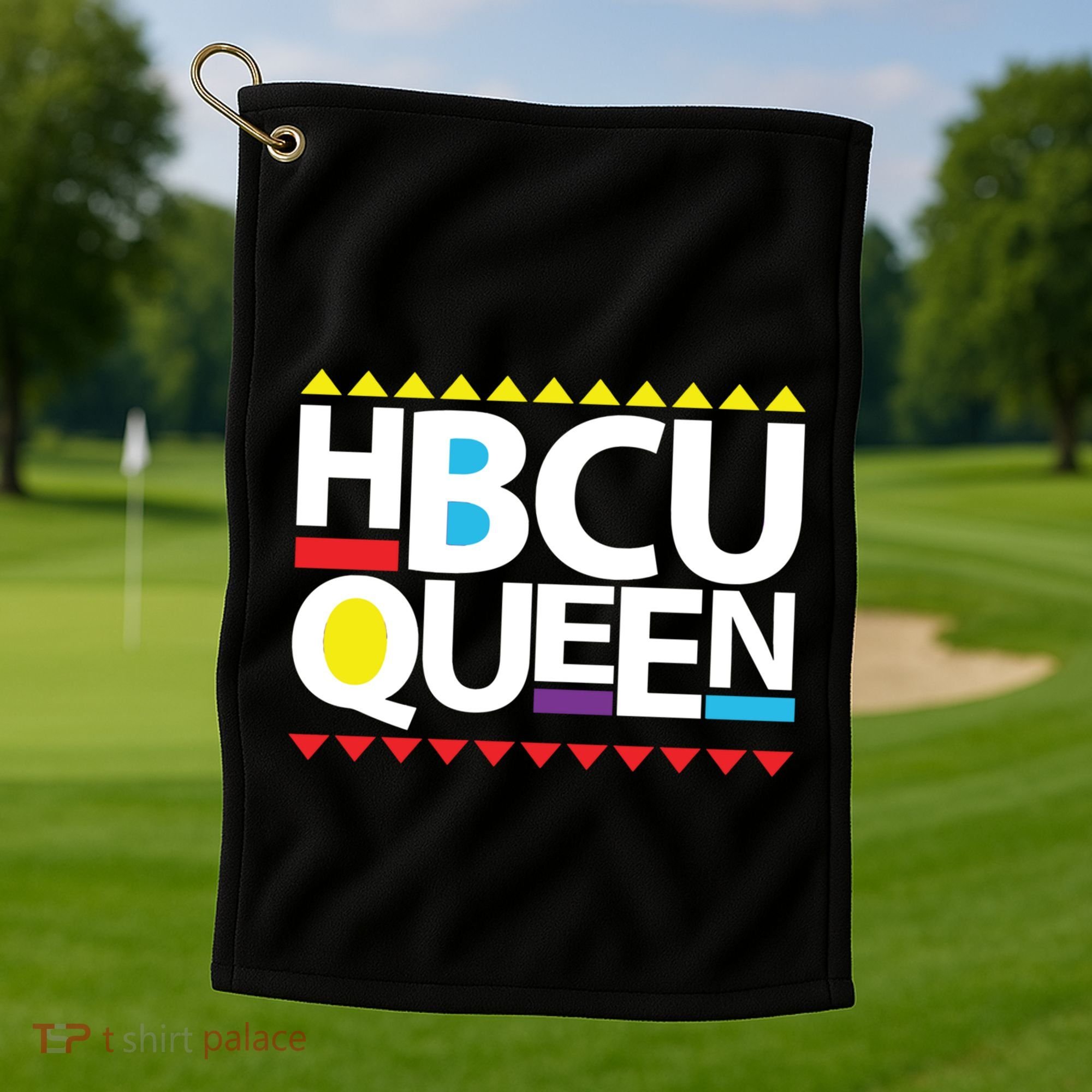 Hbcu Queen Historically Colleges Universities Black History Gift Golf Towel