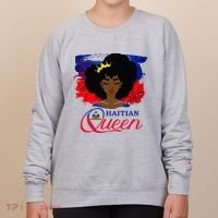 Haitian Queen Haiti Flag Melanin Women's Sweatshirt thumb 0