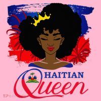 Haitian Queen Haiti Flag Melanin Coaster thumb 2
