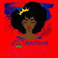 Haitian Queen Haiti Flag Melanin Santa Hat thumb 1