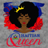 Haitian Queen Haiti Flag Melanin Toddler Hoodie thumb 2
