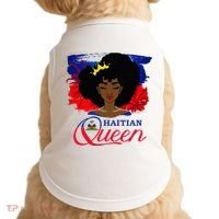 Haitian Queen Haiti Flag Melanin Doggie Tank thumb 0