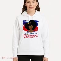 Haitian Queen Haiti Flag Melanin Hoodie thumb 5