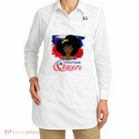 Haitian Queen Haiti Flag Melanin Apron thumb 2