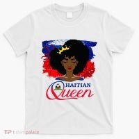 Haitian Queen Haiti Flag Melanin T-Shirt thumb 0