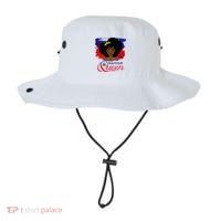 Haitian Queen Haiti Flag Melanin Bucket Hat thumb 0