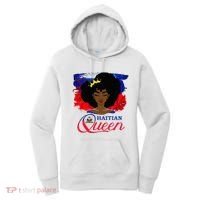Haitian Queen Haiti Flag Melanin Women's Hoodie thumb 0