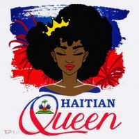 Haitian Queen Haiti Flag Melanin Women's Hoodie thumb 2