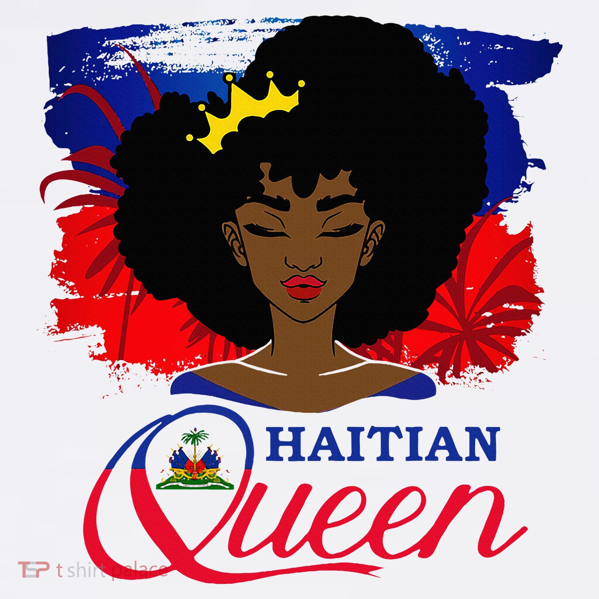 Haitian Queen Haiti Flag Melanin Women's Hoodie