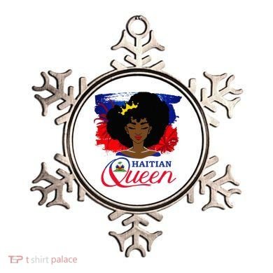Haitian Queen Haiti Flag Melanin Ornament