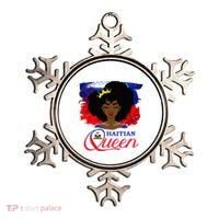 Haitian Queen Haiti Flag Melanin Ornament thumb 0