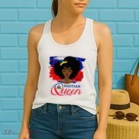 Haitian Queen Haiti Flag Melanin Women's Tank Top thumb 2