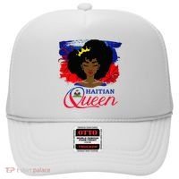 Haitian Queen Haiti Flag Melanin Hat thumb 0
