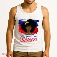Haitian Queen Haiti Flag Melanin Tank Top thumb 3