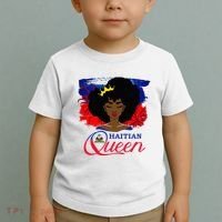 Haitian Queen Haiti Flag Melanin Toddler T-Shirt thumb 2