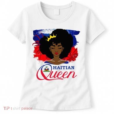 Haitian Queen Haiti Flag Melanin Women's T-Shirt