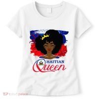 Haitian Queen Haiti Flag Melanin Women's T-Shirt thumb 0