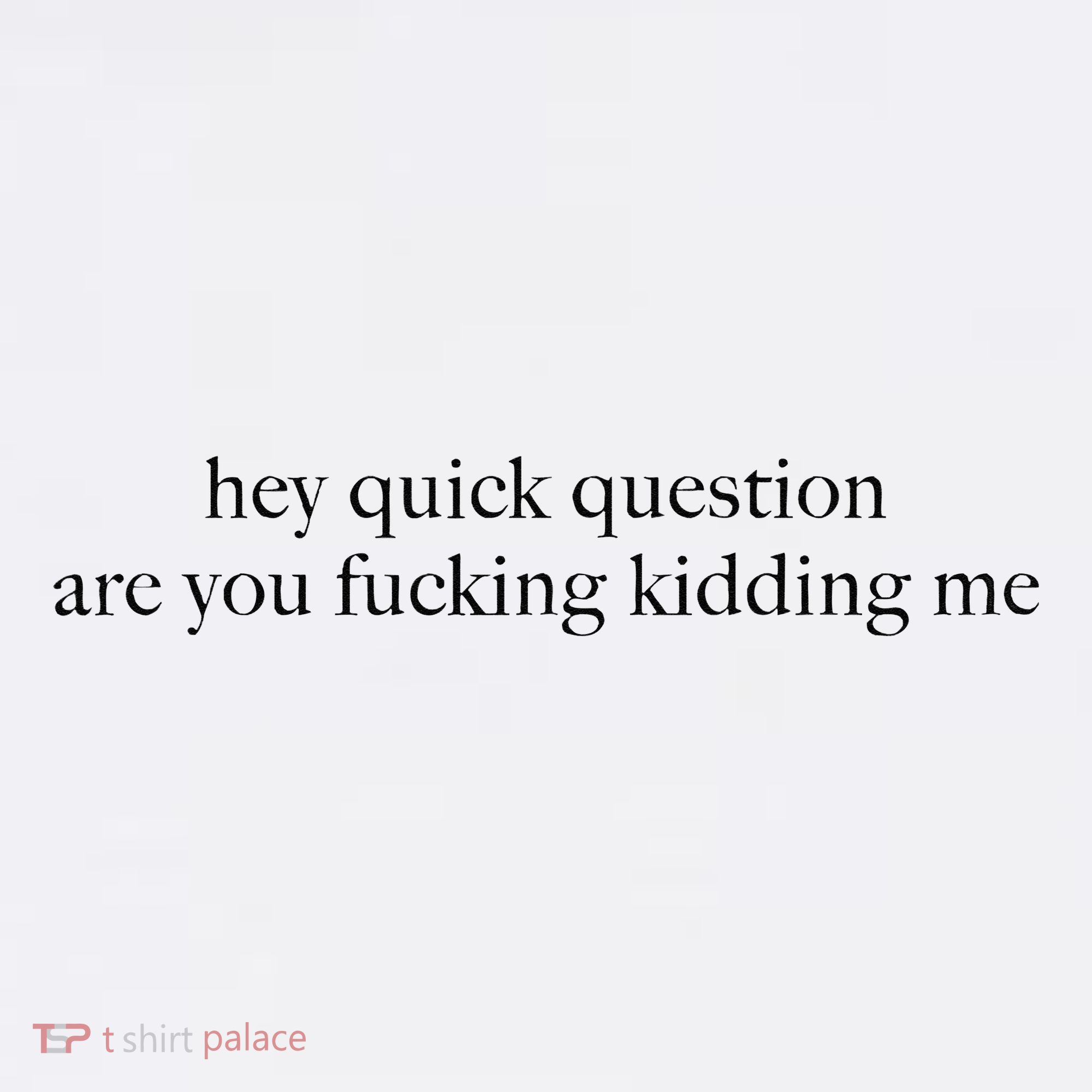 Hey Quick Question Are You Fcking Kidding Me Gift Women's Hoodie