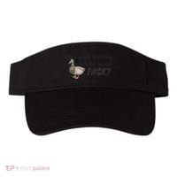 Hey Quick Question Wtaf Funny Duck Meme Retro Humor Joke Visor thumb 0