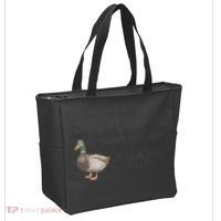 Hey Quick Question Wtaf Funny Duck Meme Retro Humor Joke Tote Bag thumb 2