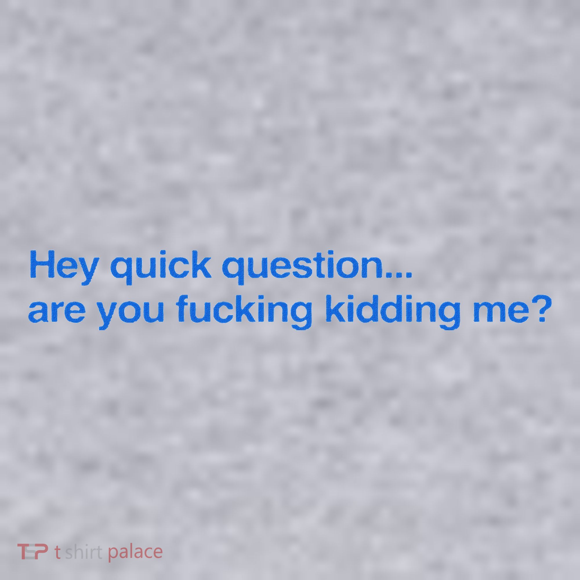 Hey Quick Question Are You Fcking Kidding Me Funny Women's Sweatshirt