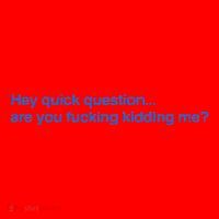 Hey Quick Question Are You Fcking Kidding Me Funny Santa Hat thumb 1