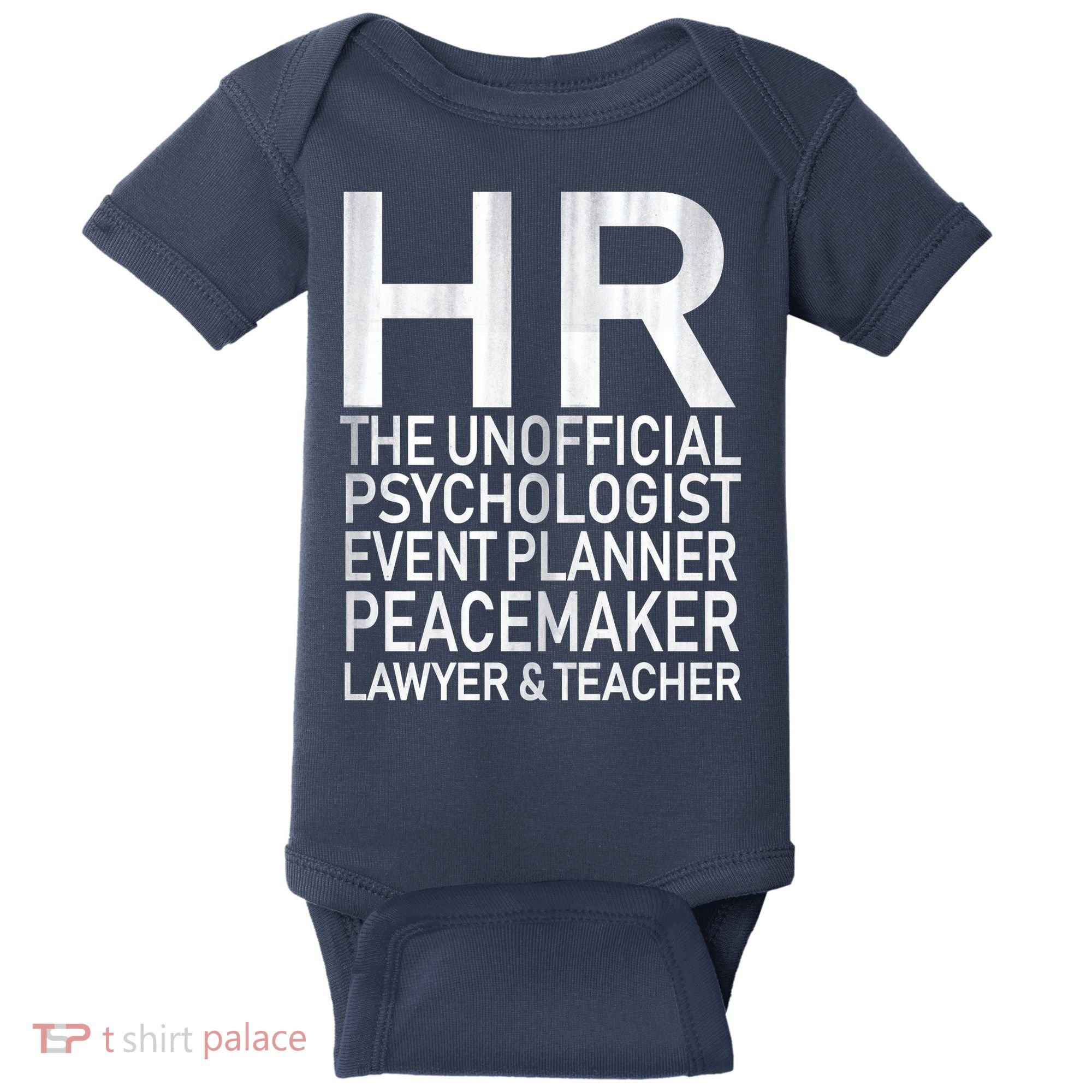 HR The Unofficial Psychologist  Baby Bodysuit