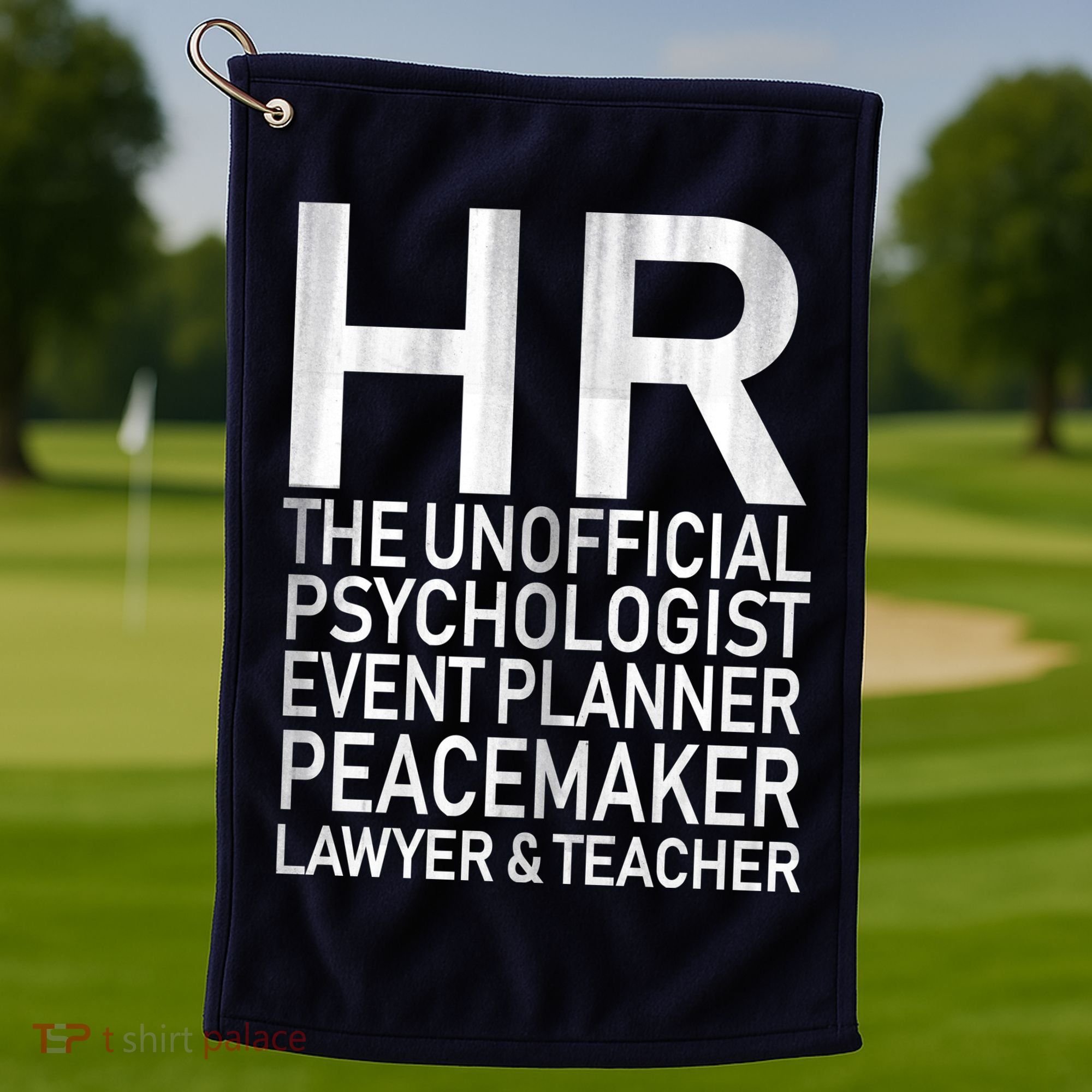 HR The Unofficial Psychologist  Golf Towel