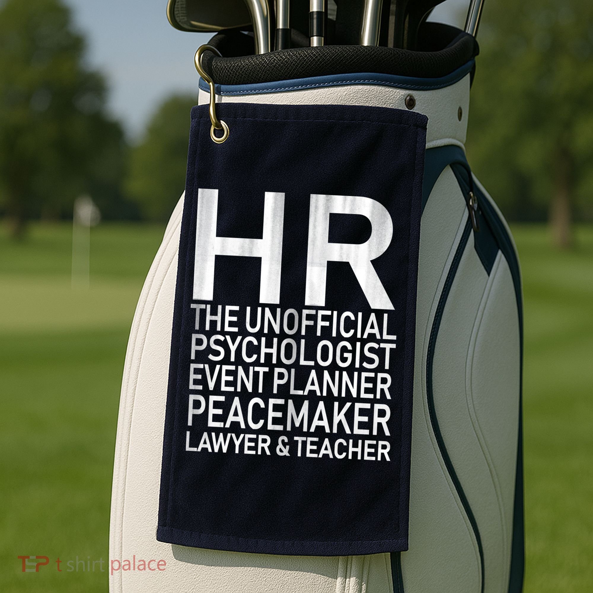 HR The Unofficial Psychologist  Golf Towel