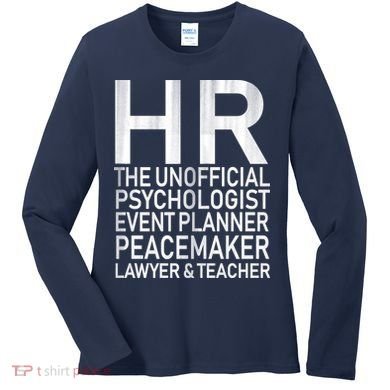 HR The Unofficial Psychologist  Women's Long Sleeve Shirt