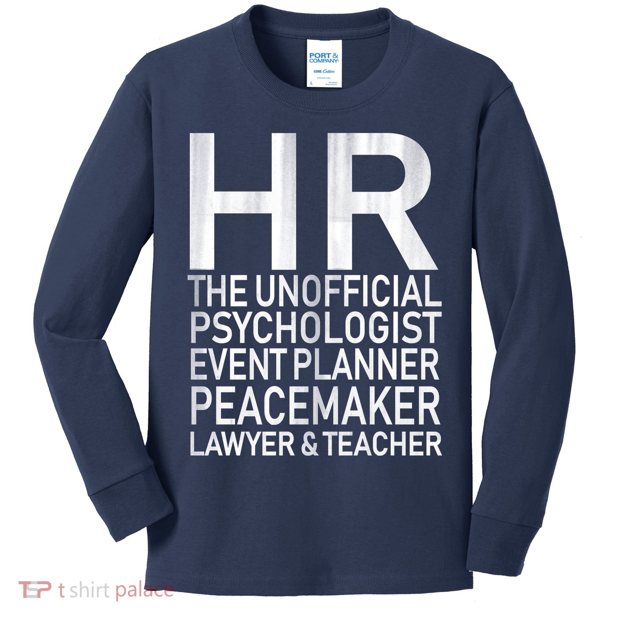HR The Unofficial Psychologist  Kids Long Sleeve Shirt