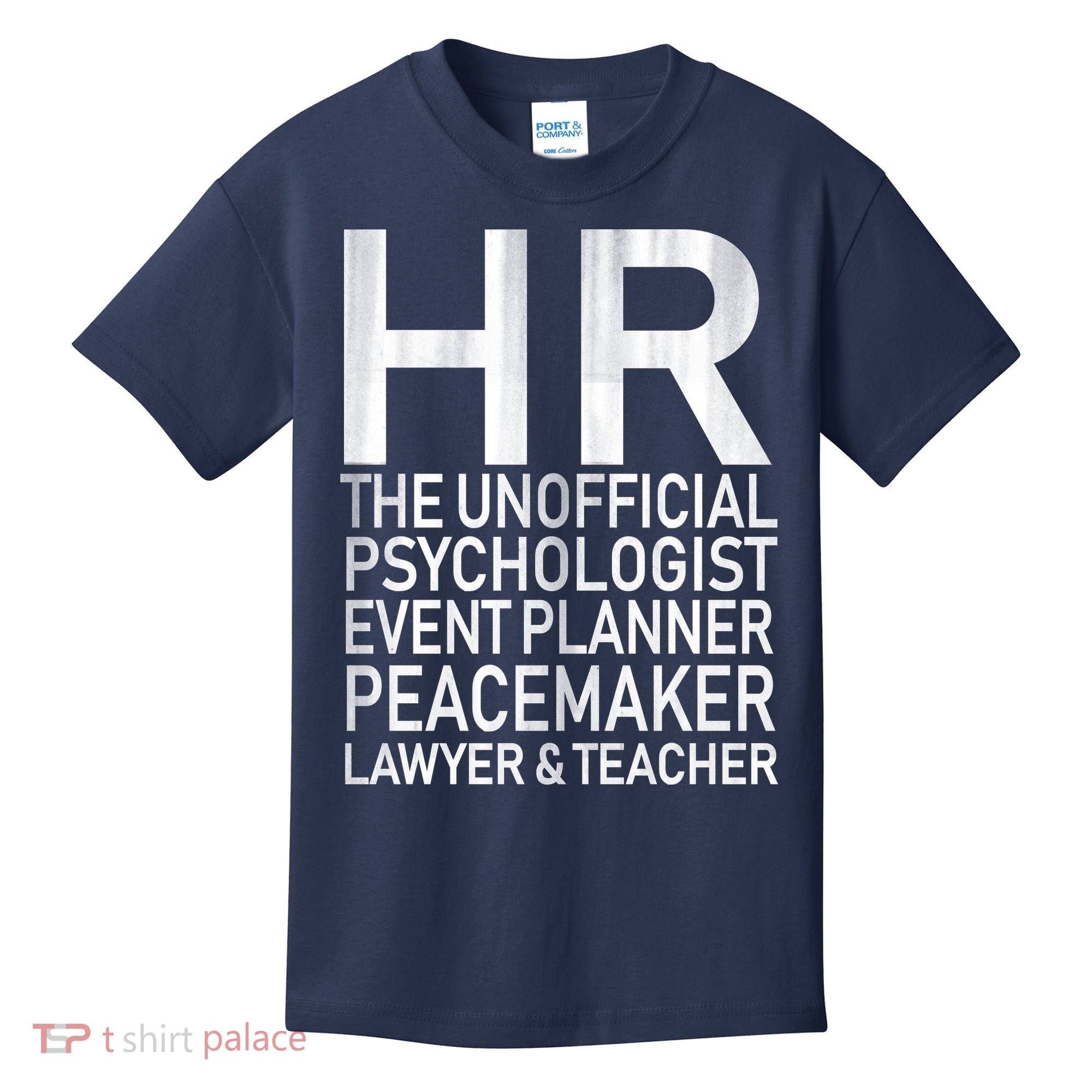 HR The Unofficial Psychologist  Kids T-Shirt