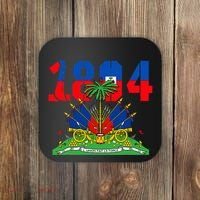 Haitian Revolution 1804 Haiti Haitian Flag Day Coaster thumb 0
