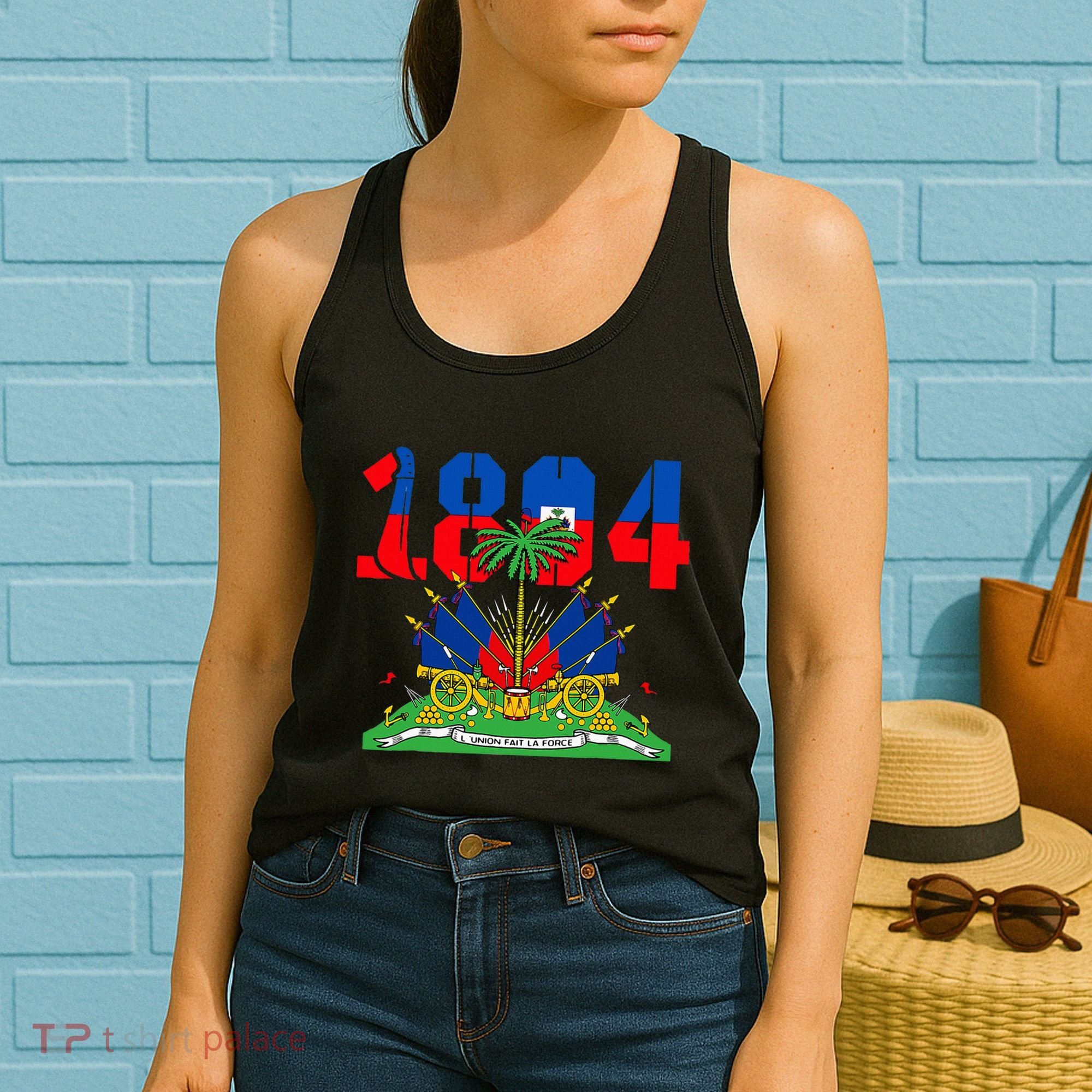 Haitian Revolution 1804 Haiti Haitian Flag Day Women's Tank Top
