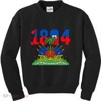 Haitian Revolution 1804 Haiti Haitian Flag Day Kids Sweatshirt thumb 0