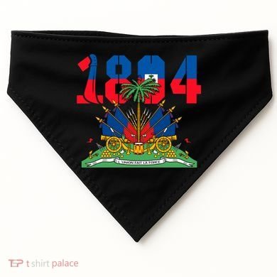 Haitian Revolution 1804 Flag Day Gift USA-Made Doggie Bandana