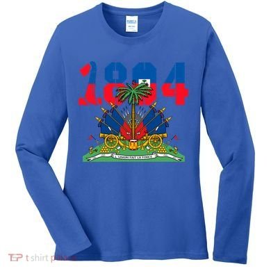 Haitian Revolution 1804 Flag Day Gift Women's Long Sleeve Shirt