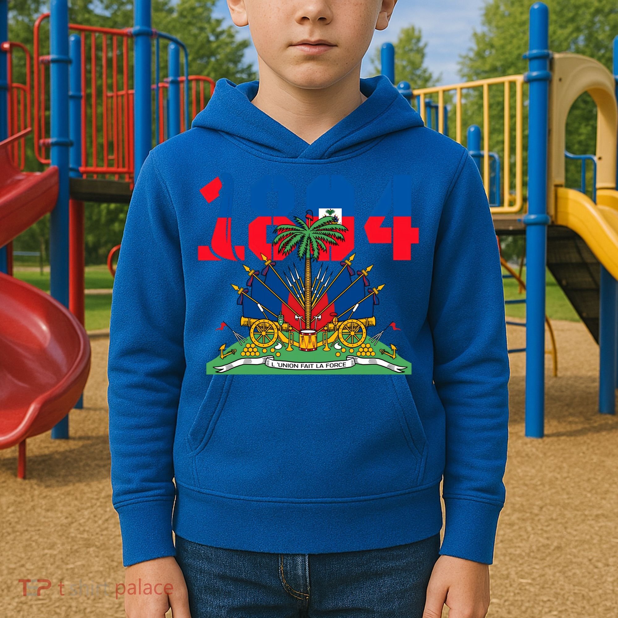Haitian Revolution 1804 Flag Day Gift Kids Hoodie