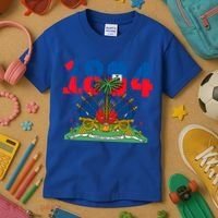 Haitian Revolution 1804 Flag Day Gift Kids T-Shirt thumb 3