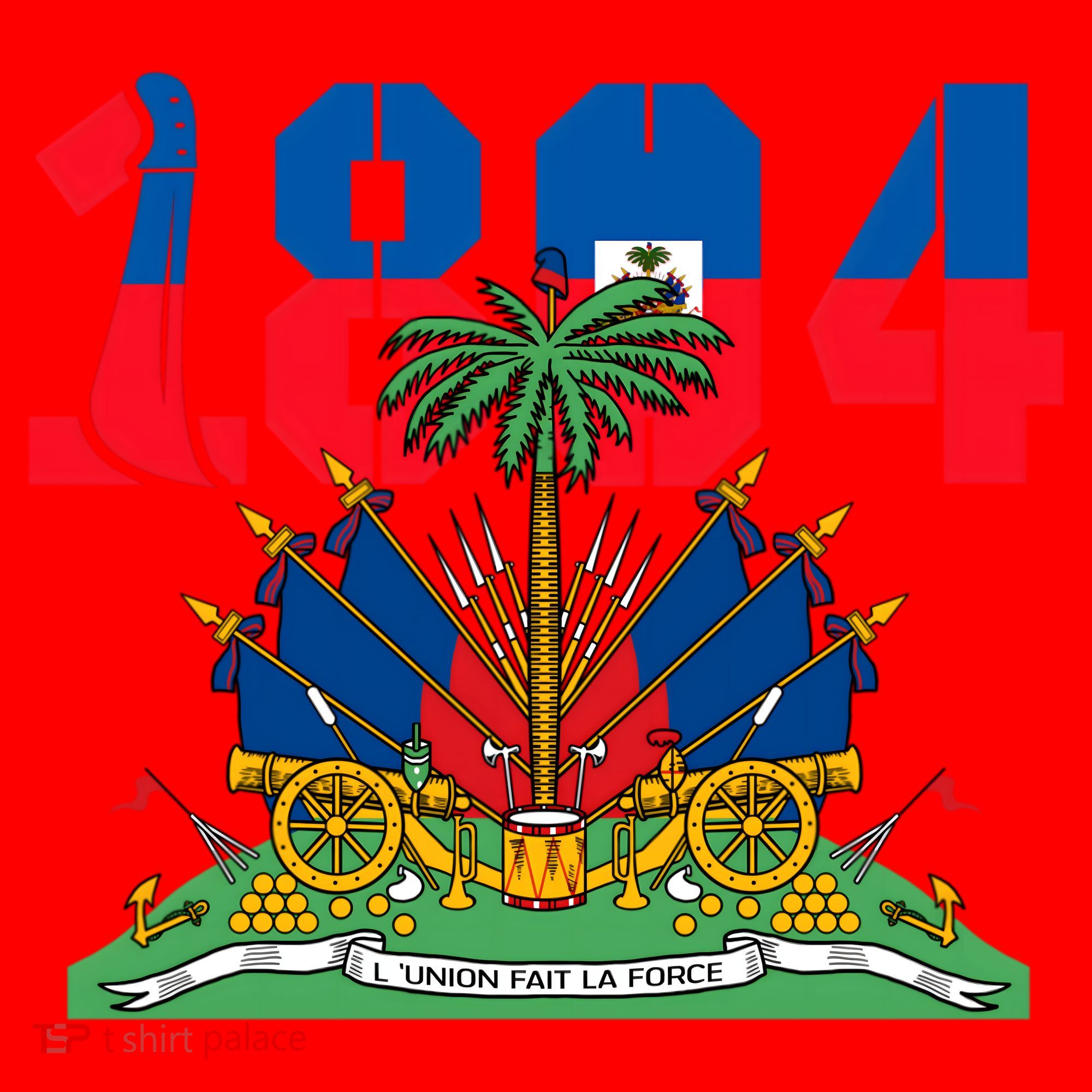 Haitian Revolution 1804 Flag Day Gift Santa Hat