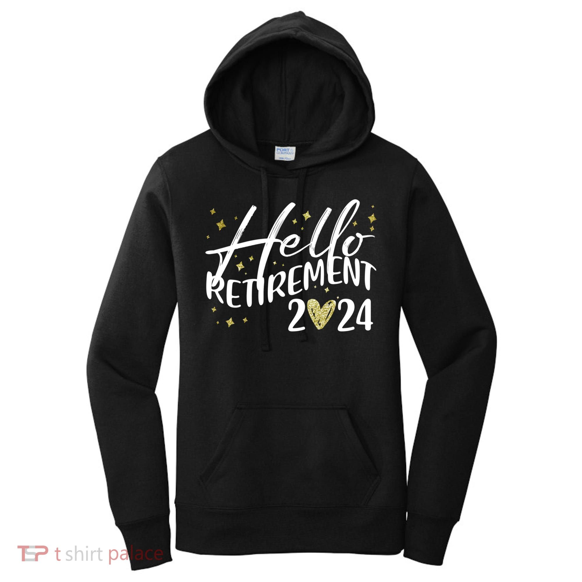Hello Retiret 2024 Retired Retiring Cool Gift Women's Hoodie