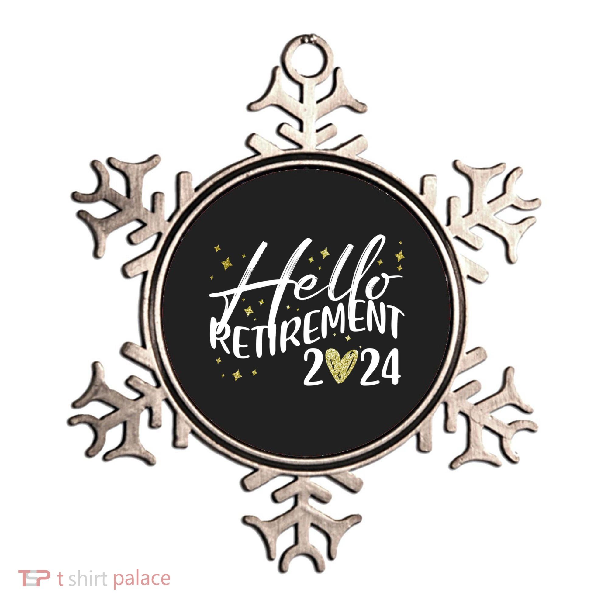 Hello Retiret 2024 Retired Retiring Cool Gift Ornament