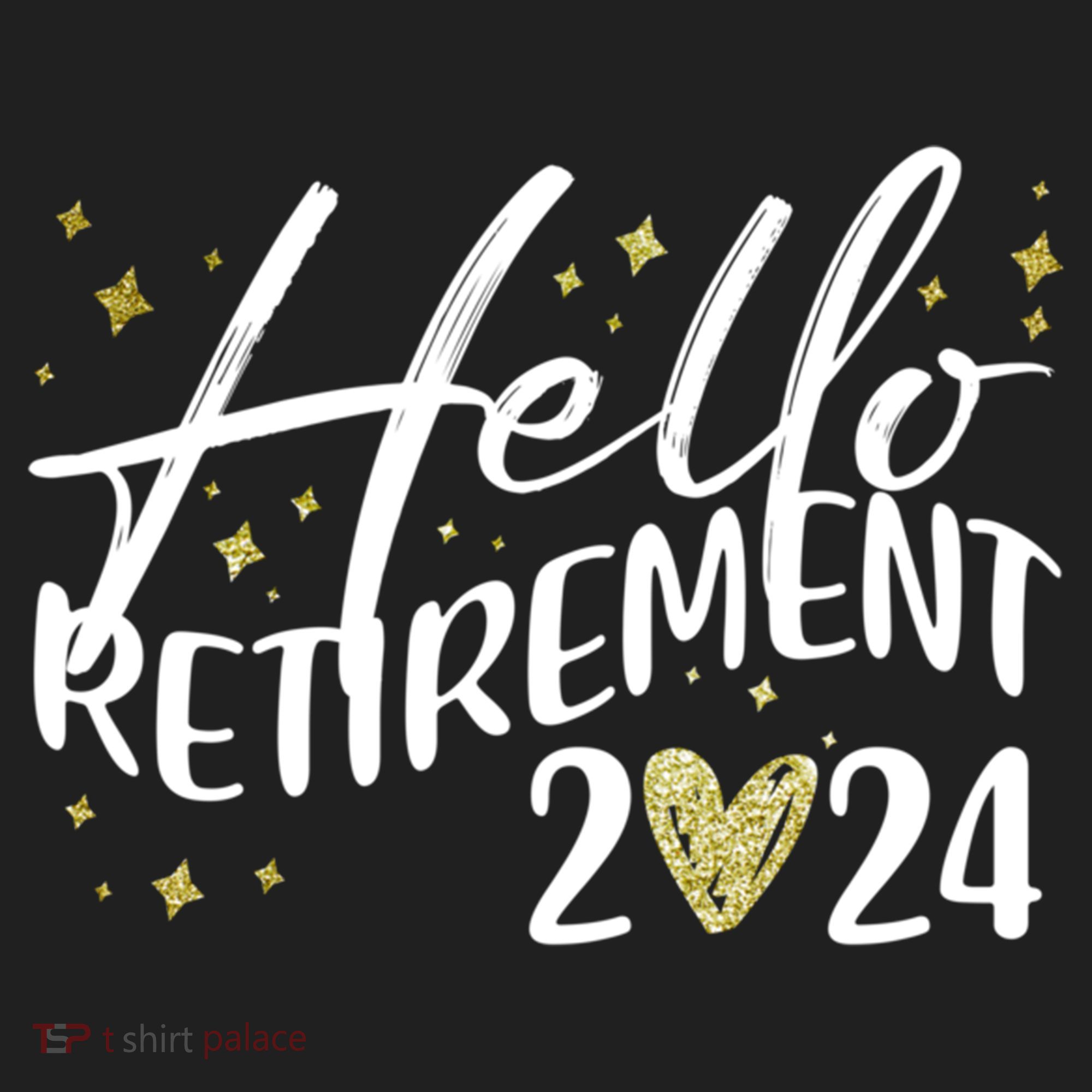Hello Retiret 2024 Retired Retiring Cool Gift Golf Towel