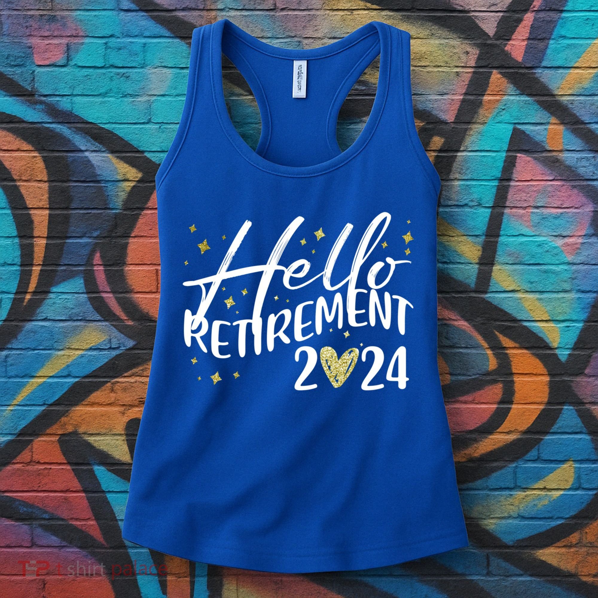 Hello Retiret 2024 Retired Retiring Cool Gift Women's Tank Top