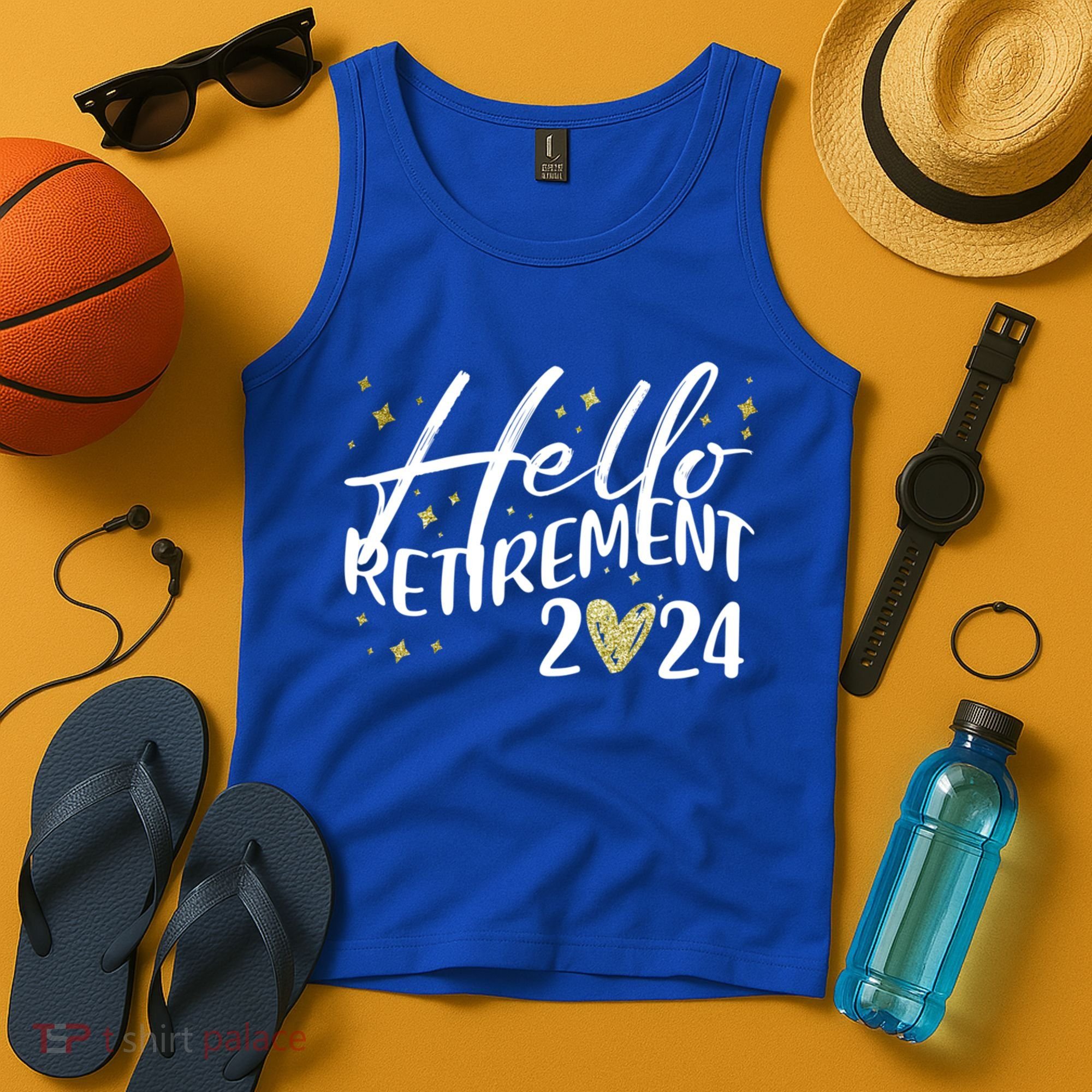Hello Retiret 2024 Retired Retiring Cool Gift Tank Top