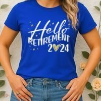Hello Retiret 2024 Retired Retiring Cool Gift Women's T-Shirt thumb 2