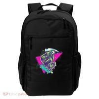 Halloween Retro 80's Skateboarding Grim Reaper Backpack thumb 0
