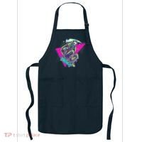 Halloween Retro 80's Skateboarding Grim Reaper Apron thumb 0