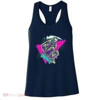 Halloween Retro 80's Skateboarding Grim Reaper Women's Tank Top thumb 0